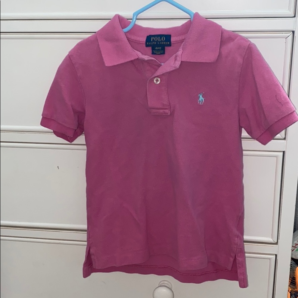 Pink Ralph Lauren polo
